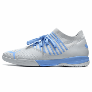 Puma Future Z 1.3 Gray and Blue Indoor IC Football Boot