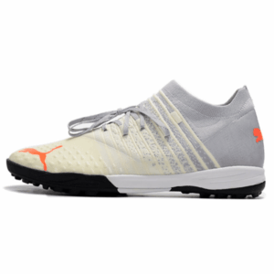 Puma Future Z 1.3 White and Grey Turf TF Football Boot