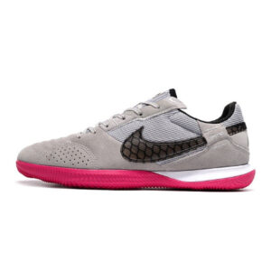 Nike Streetgato Grey and Pink Indoor IC Football Boot